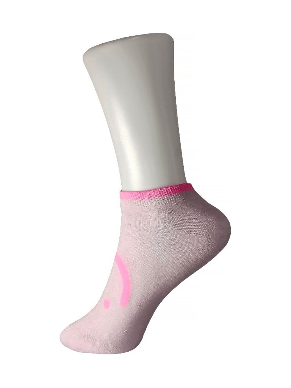 5 Pairs Tutuanna Socks - Pink & Purple Smiley